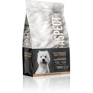 Aspect West Highland Terrier Chicken and Rice - суха храна за кучета от порода Уест Хайленд Териер с пиле и ориз 2,5 кг