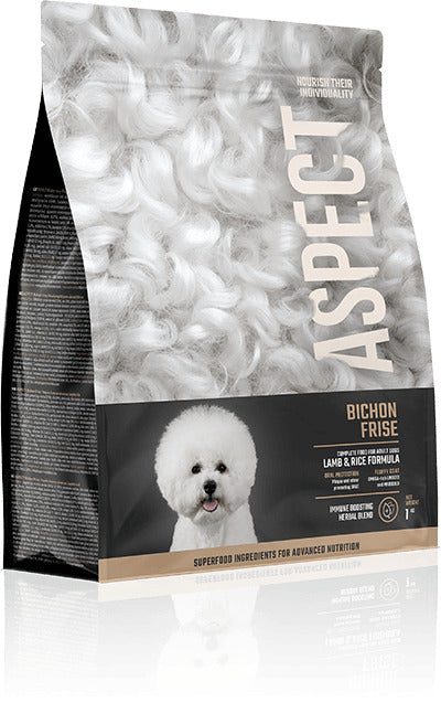 Aspect Bichon Lamb and Rice - суха храна за кучета от порода Бишон фризе с агне и ориз 1 кг