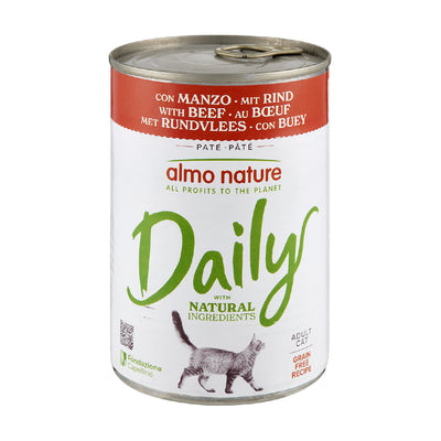 Almo Nature Daily with Beef - консерва за котки с говеждо месо 400 гр