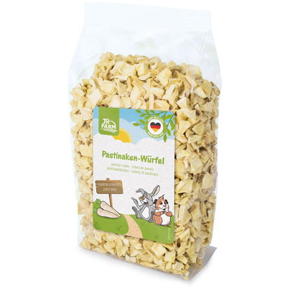 JR Farm Parsnip Cubes - изсушени кубчета от пащърнак за гризачи 125 г