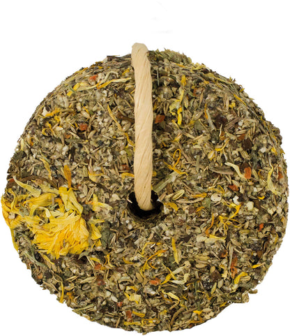 JR Farm Grainless Herb Wheel Dandelion and Marigold - тревно колело с глухарче и невен за гризачи 140 г