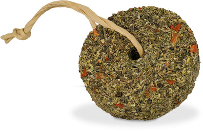 JR Farm Grainless Herb Wheel Carrots and Parsley - тревно колело с моркови и магданоз за гризачи 140 г