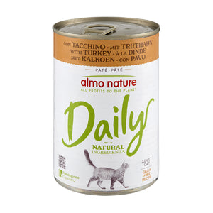 Almo Nature Daily Mousse with Turkey - консерва за котки с пуешко месо 400 гр