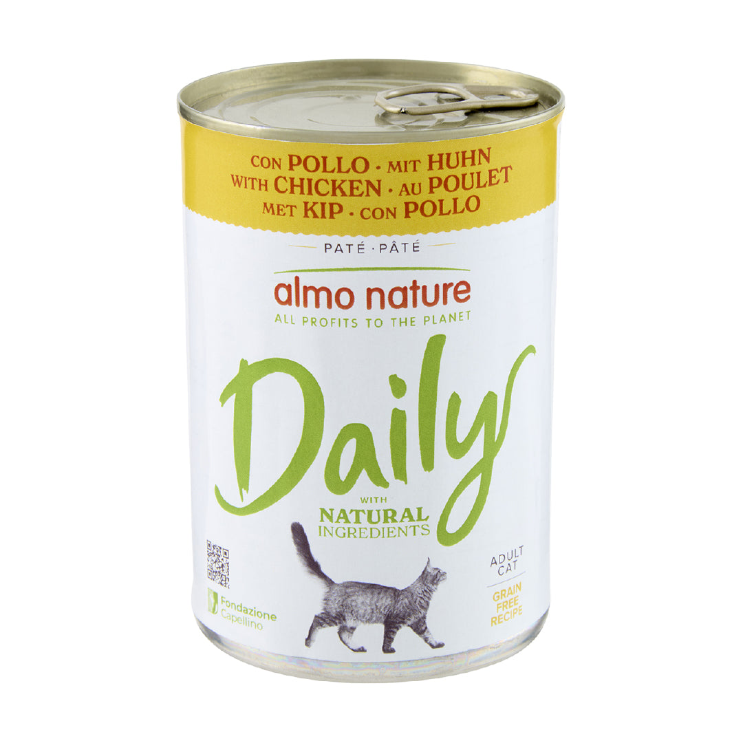 Almo Nature Daily Mousse with Chicken - консерва за котки с пилешко месо 400 гр