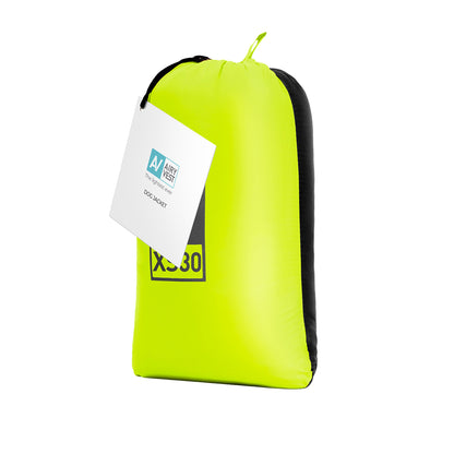 AiryVest Reversible Dog Jacket Light Green Black S30 - двулицево яке за кучета 27-30 см