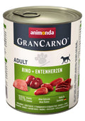 GranCarno Original Adult with Beef and Duck Hearts - говеждо и патешки сърца зза кучета над 1 година