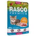 Rasco Premium Kitten Turkey - пауч за подрастващи котки с пуешко в сос 85 гр.