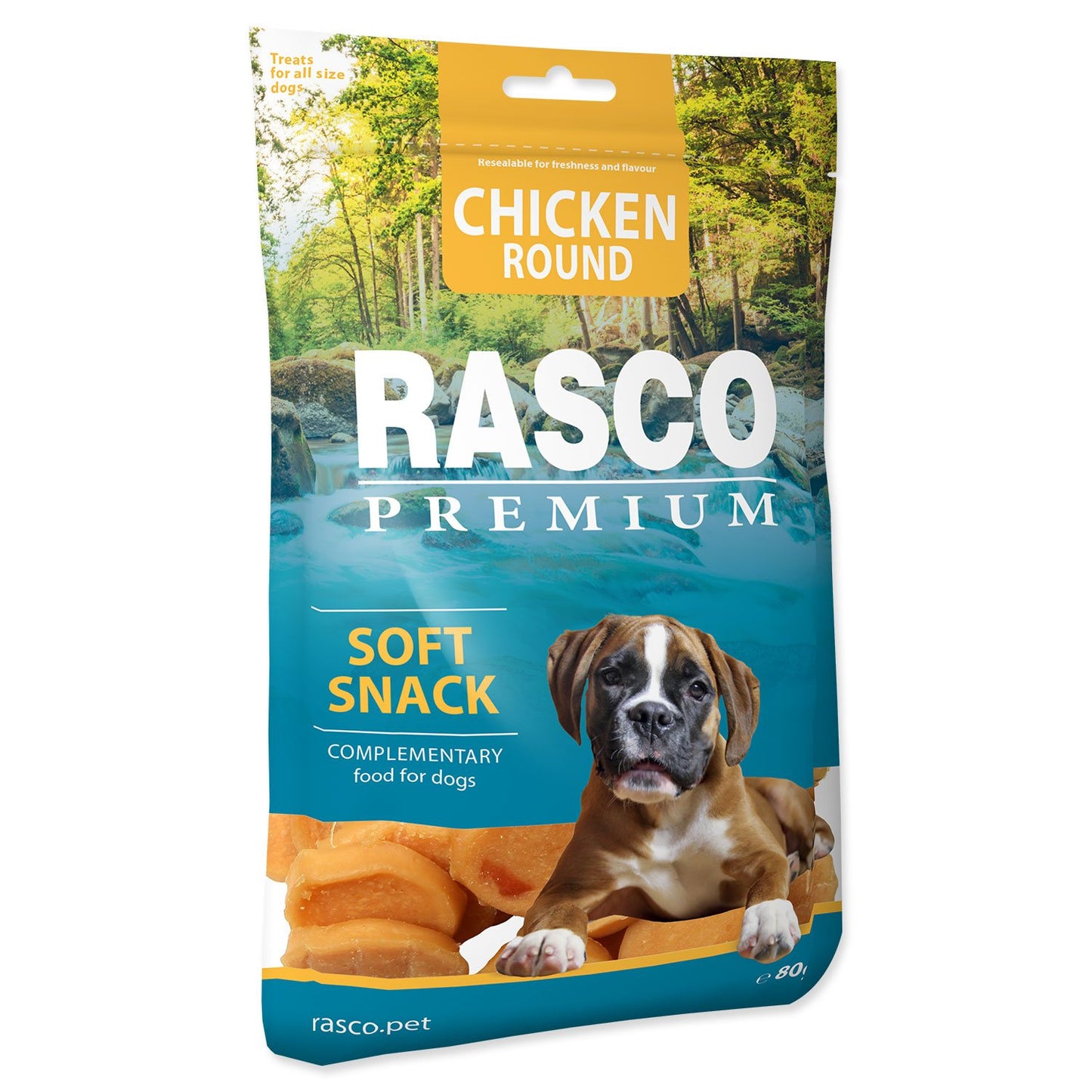 Rasco Premium Snacks Round Chip by Chicken - пилешки чипс 80 гр