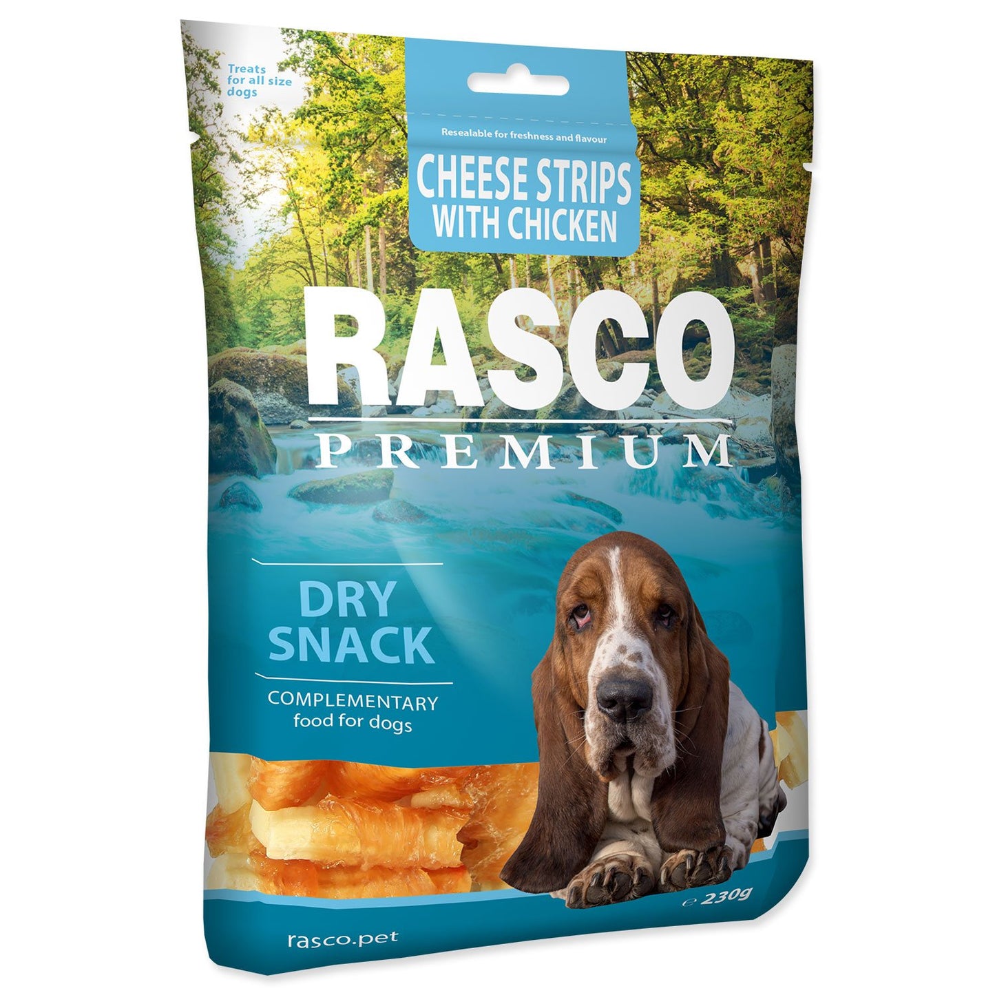 Rasco Premium Snacks Cheese Strip Twined by Chicken - ленти от сирене, увити в пилешко