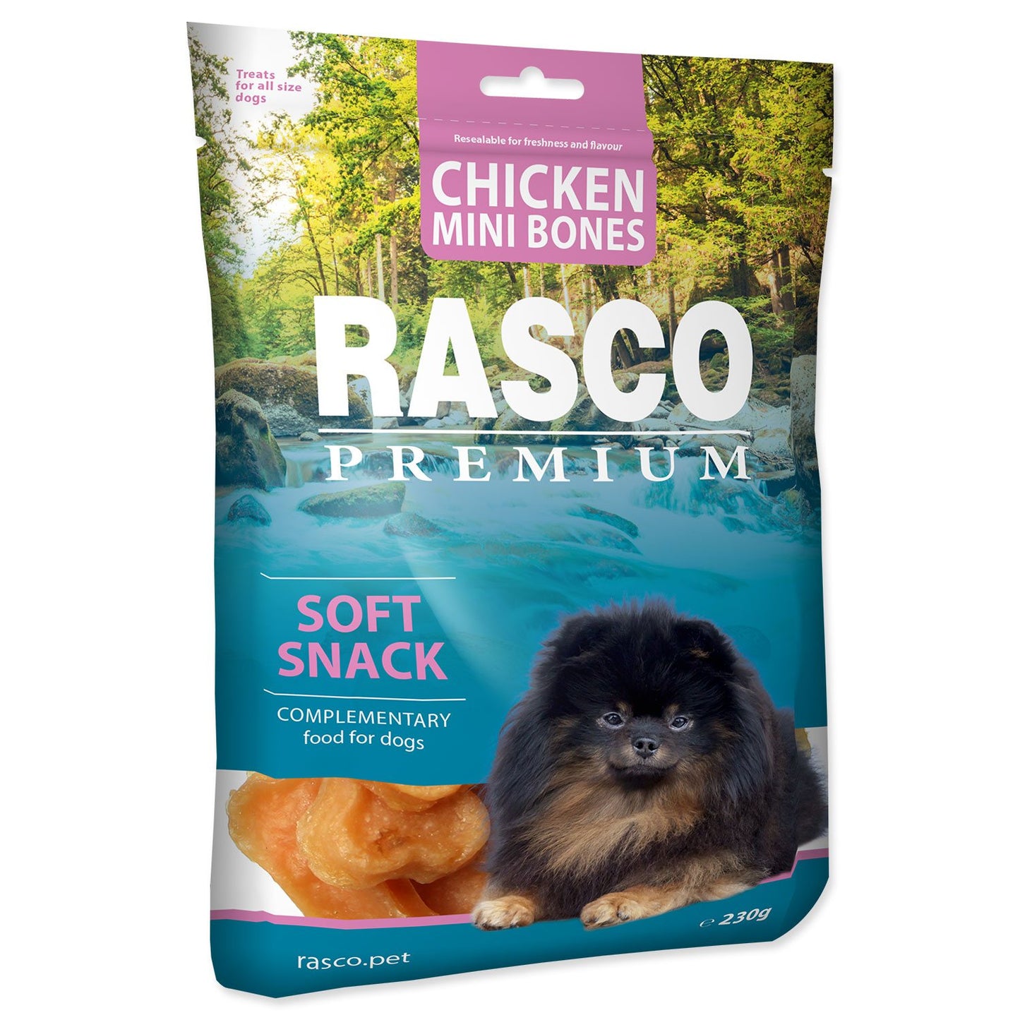 Rasco Premium Snacks Chicken Mini Bone - пилешко месо във формата на кокалчета 230 гр