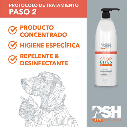 PSH Stop Bites Shampoo - antiparasitic shampoo 1 l
