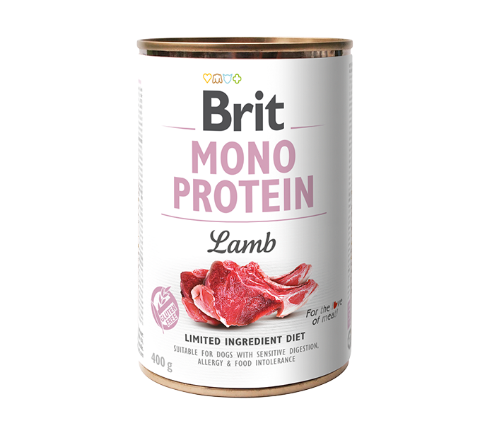 Brit Mono Protein Lamb - монопротеинова консерва за кучета с агнешко месо 400 гр