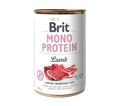 Brit Mono Protein Lamb - монопротеинова консерва за кучета с агнешко месо 400 гр