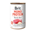 Brit Mono Protein Beef and Rice -  монопротеинова консерва за кучета с говеждо месо и ориз 400 гр