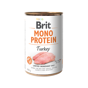 Brit Mono Protein Turkey - монопротеинова консерва за кучета с пуешко месо 400 гр