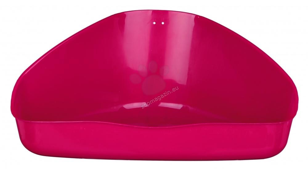 Trixie Corner Toilet - ъглова тоалетна за хамстери 16 / 7 / 12 cm / синя, зелена, червена, сива /