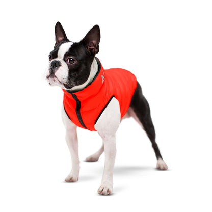 AiryVest Reversible Dog Jacket Red Black M40 - двулицево яке за кучета 38-40 см