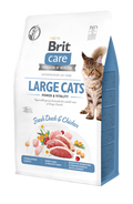 Brit Care Cat Grain-Free Large Cats Power and Vitality - пълноценна суха храна за котки от едри породи