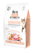 РАЗПРОДАЖБА Brit Care Cat Grain-Free Sensitive Healthy Digestion - пълноценна суха храна за котки с чувствително храносмилане