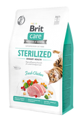 РАЗПРОДАЖБА Brit Care Cat Grain-Free Sterilized Urinary Health - пълноценна суха храна с пилешко за кастрирани котки