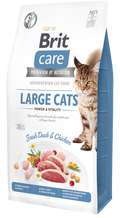Brit Care Cat Grain-Free Large Cats Power and Vitality - пълноценна суха храна за котки от едри породи