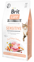 Brit Care Cat Grain-Free Sensitive Healthy Digestion - пълноценна суха храна за котки с чувствително храносмилане