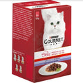 Gourmet Mon Petit Meat Mix - изискана рецепта / с агнешко, телешко, говеждо / 6 броя по 50 грама