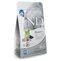 N&D White Dog Sea Bass, Spirulina and Fennel Adult Mini – монопротеинова суха храна за кучета с бяла козина от мини породи с лаврак, спирулина и фенел 5 кг