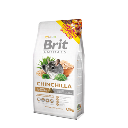Brit Animals Chinchilla Complete - супер премиум пълноценна храна за чинчили