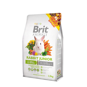 Brit Animals Rabbit Junior Complete - супер премиум пълноценна храна за малки зайчета