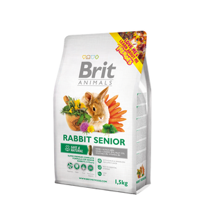 Brit Animals Rabbit Senior Complete - супер премиум пълноценна храна за възрастни зайци
