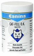 Canina Cat-Fell O.K. Tablets - хранителна добавка за котки с биотин 50 гр /таблетки/