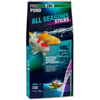 JBL ProPond All Seasons Sticks - храна за всички сезони за езерни риби 5,8 кг
