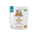 Brit Care Dog Grain-free Senior and Light - complete feed for aging dogs of all breeds with salmon