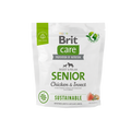 Brit Care Dog Sustainable Senior - пълноценна храна за застаряващи кучета с пилешко месо и насекоми 12 кг