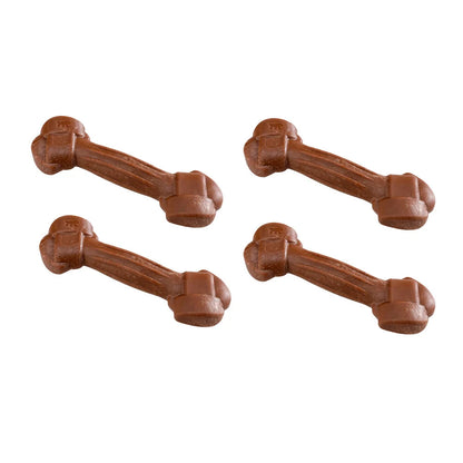 Ferplast - GoodBite Natural Beef Bone S - кокал за дъвчене от царевично нишесте с вкус на говеждо 8.2 см. 2 бр.