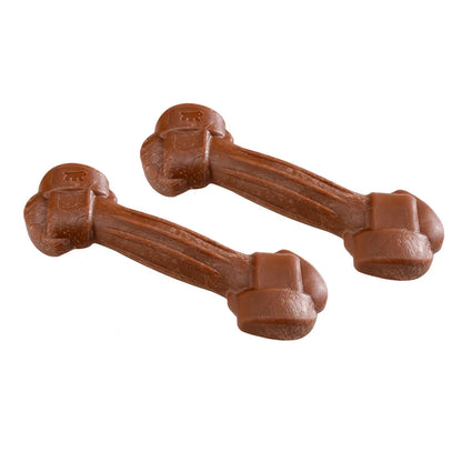 Ferplast - GoodBite Natural Beef Bone S - кокал за дъвчене от царевично нишесте с вкус на говеждо 8.2 см. 2 бр.