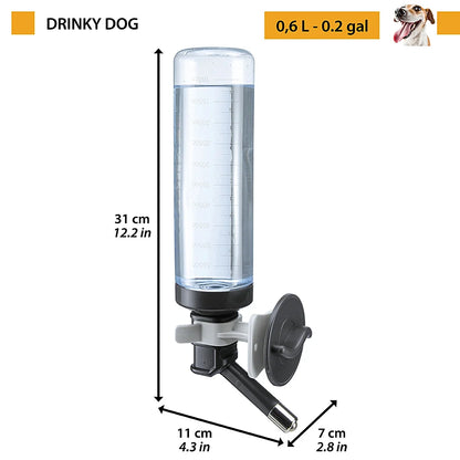 Ferplast Drinky Dog - универсална поилка за транспортни чанти 7 / 11 / 31 см 600 мл.