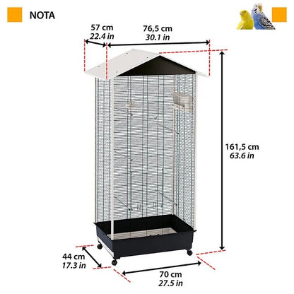 Ferplast - Aviary Nota - волиера 82 / 58 / 166 cм.
