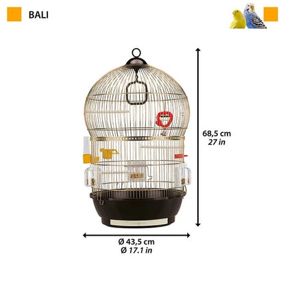Ferplast Bali - complete small bird cage 43.5/68.5 cm.