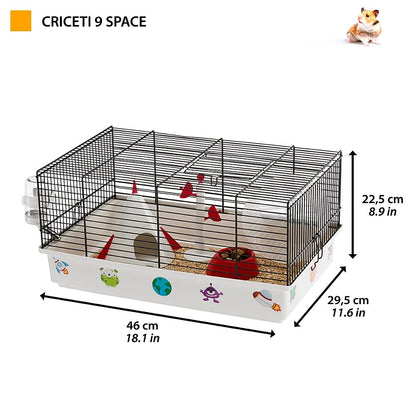 Ferplast Criceti - hamster cage with full equipment 46 / 30 / 23 cm