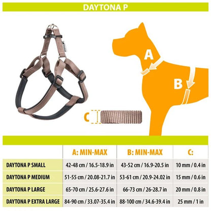 Ferplast Daytona P Small - нагръдник за кучета с обиколка на гърдите 43-52 см, черен