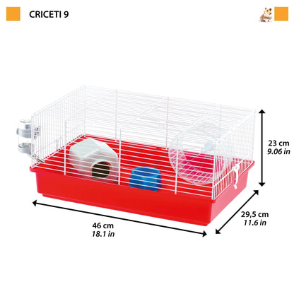 Ferplast Criceti - hamster cage with full equipment 46 / 30 / 23 cm