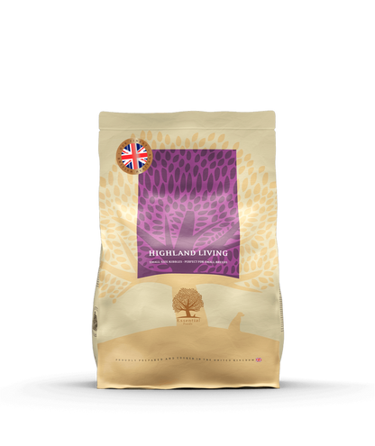 Essential Highland Living Small Size - пълноценна храна с пуешко, говеждо, диви птици, сьомга