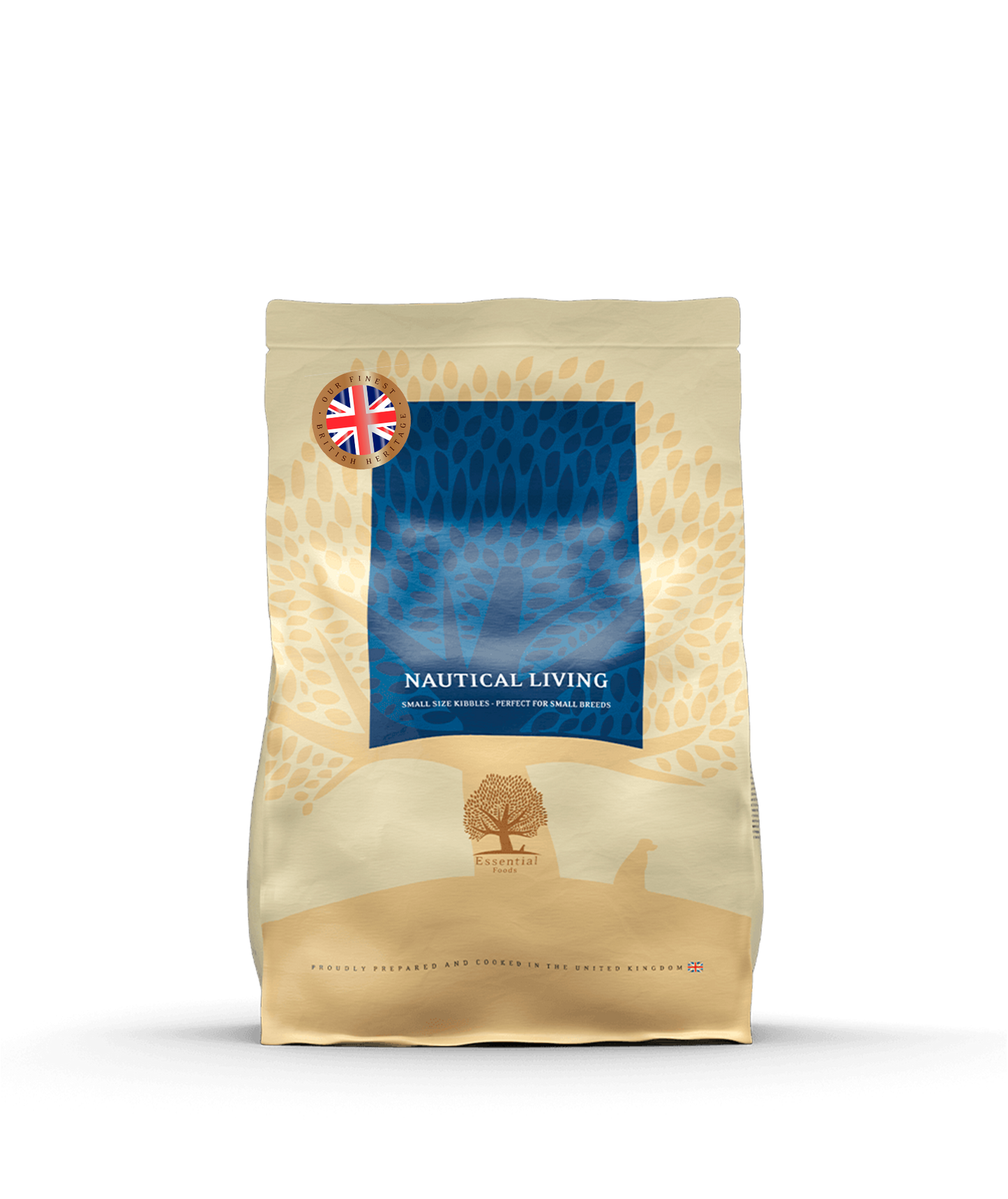 Essential Nautical Living Small Size -пълноценна суха храна със сьомга и пастърва за кучета от малки породи