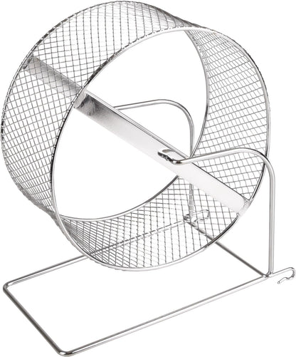 Flamingo Toy Trota Exercise Wheel Silver - хромова въртележка 20,5 см