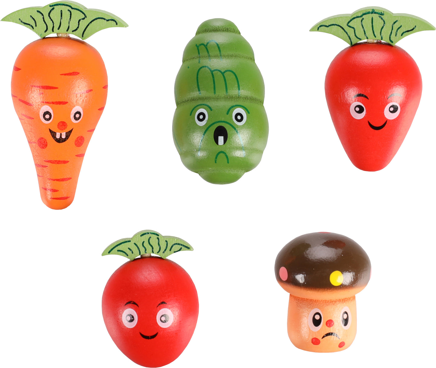 Flamingo Nibble Wood Groecha Mix - дървени играчки за дъвчене 10,5 / 7 см