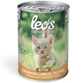Leos Kitten Chicken and Turkey - консерва за котенца с пилешко и пуешко месо 415 гр