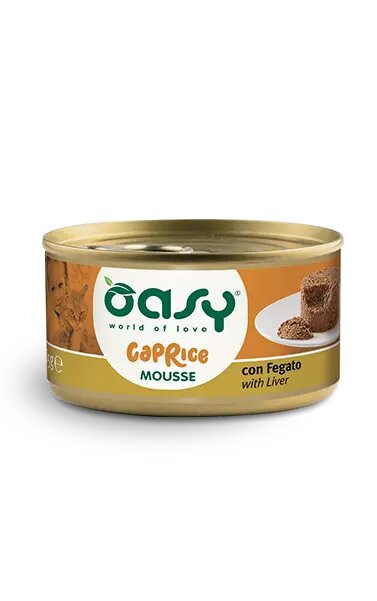 Oasy Caprice Mousse with Liver - мус за котки с черен дроб 85 гр.