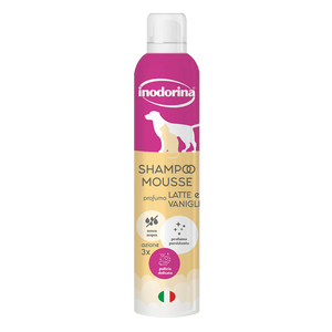 Inodorina Shampoo Mousse - шампоан с мляко и ванилия 300 мл.